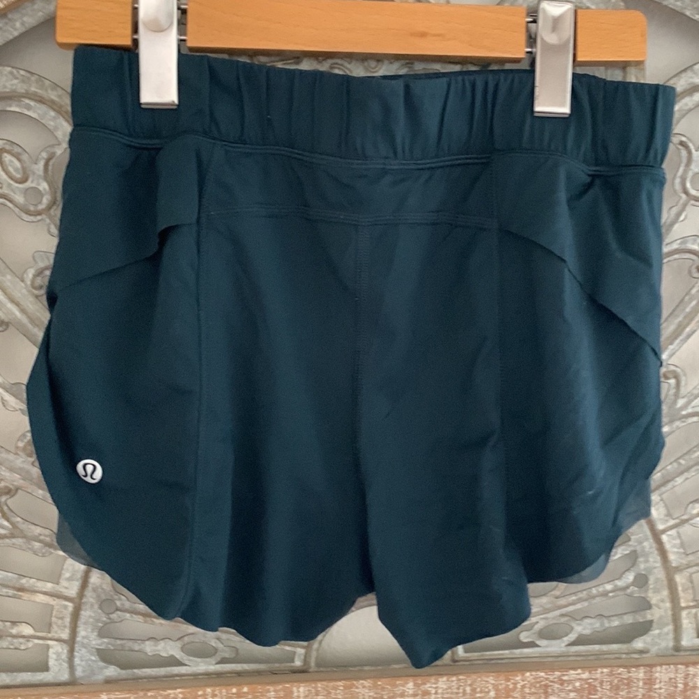 Lululemon, Lined Running Shorts Size 2 Dark Green